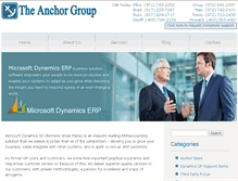 Tablet Screenshot of anchorgrp.com